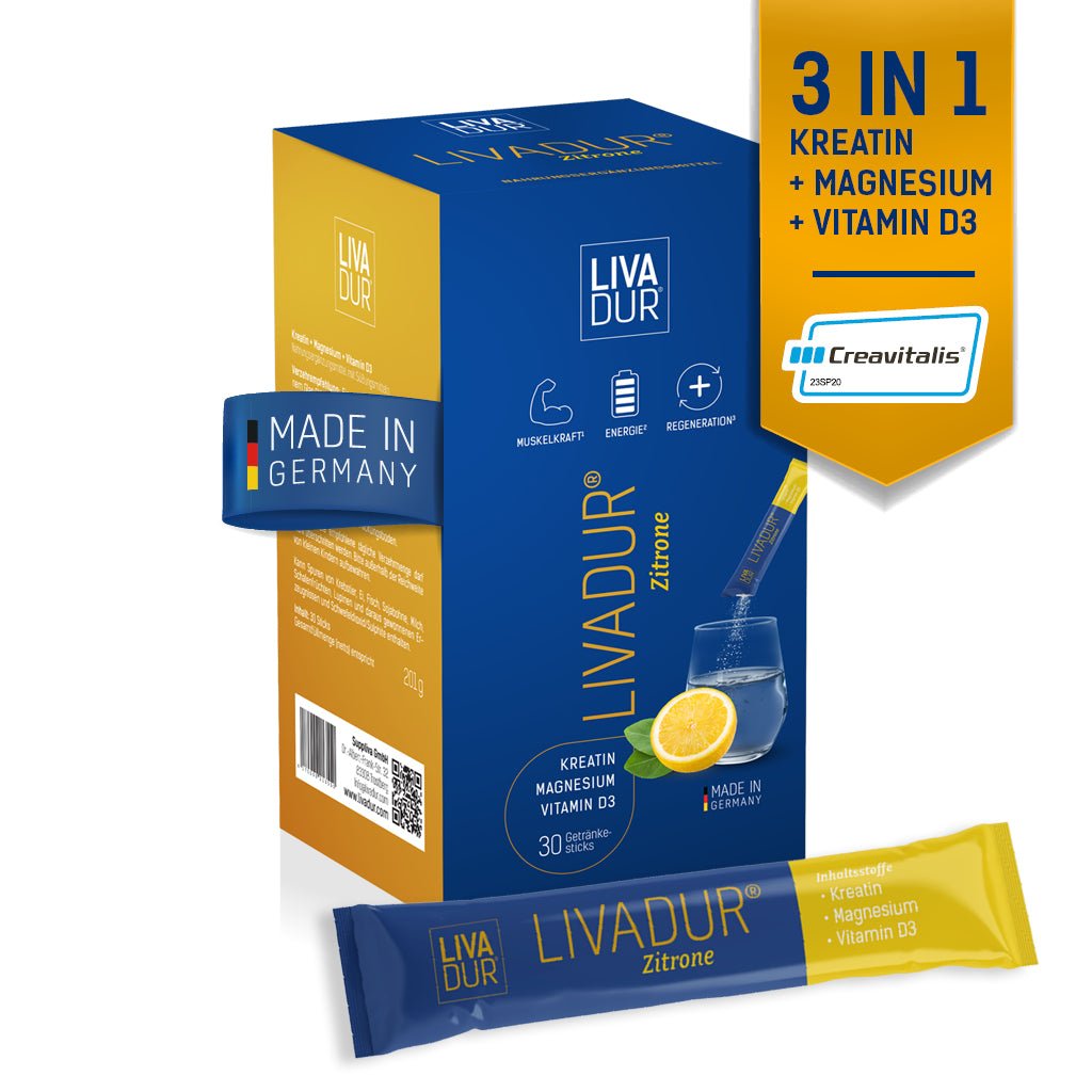 LIVADUR® - Zitronengeschmack - 30 Tagessticks pro Packung