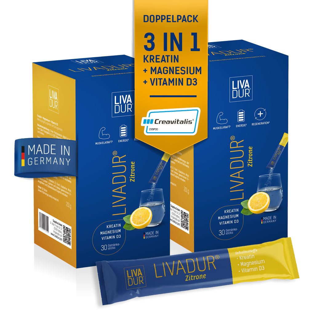 LIVADUR® - Zitronengeschmack - 30 Tagessticks pro Packung