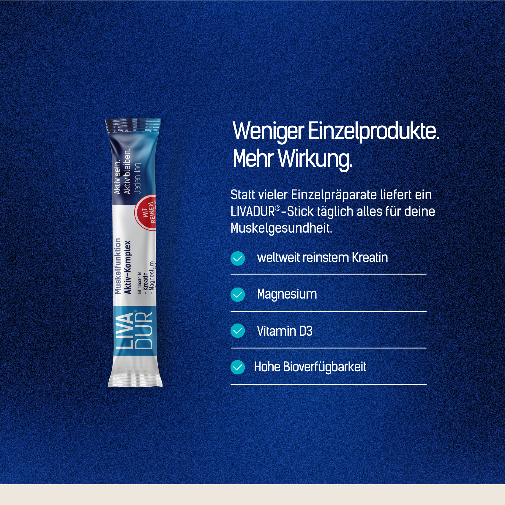 Livadur weniger Einzelprodukte mehr Wirkung