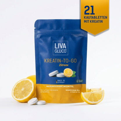 LIVAGLUCO® – Zitronengeschmack – 21 Tabletten pro Packung