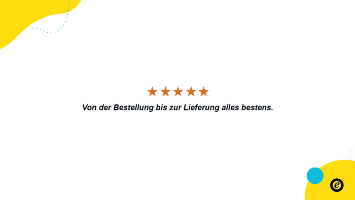 Bewertung 5 Sterne Livadur