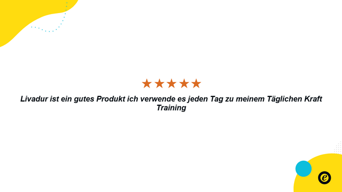 Bewertung 5 Sterne Livadur