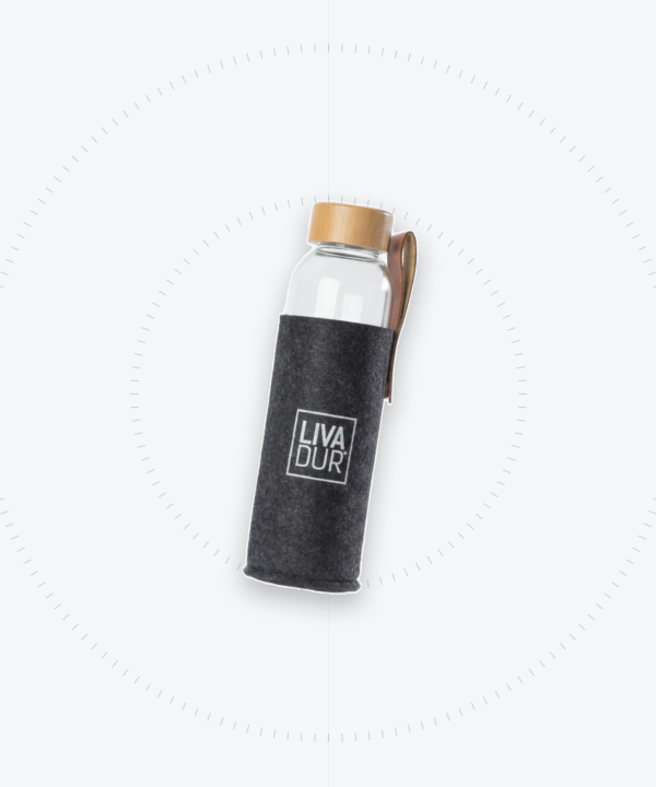 LIVADUR® Glasflasche