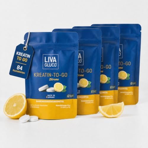 LIVAGLUCO® – Zitronengeschmack – 21 Tabletten pro Packung