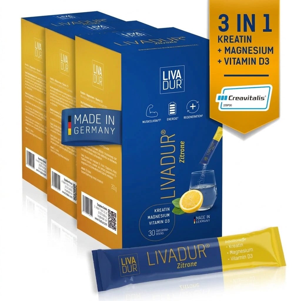 LIVADUR® - Zitronengeschmack - 30 Tagessticks pro Packung